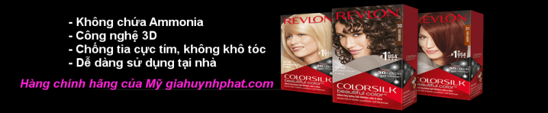 Thuốc nhuộm dưỡng tóc Revlon Colorsilk chính hãng