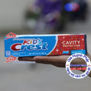 Kem đánh răng cho bé từ 2 tuổi Kids Crest Cavity Protection xách tay Mỹ