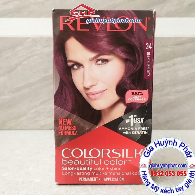 Thuốc nhuộm tóc Revlon 34 hàng Mỹ xách tay tungmyphamxachtay.online
